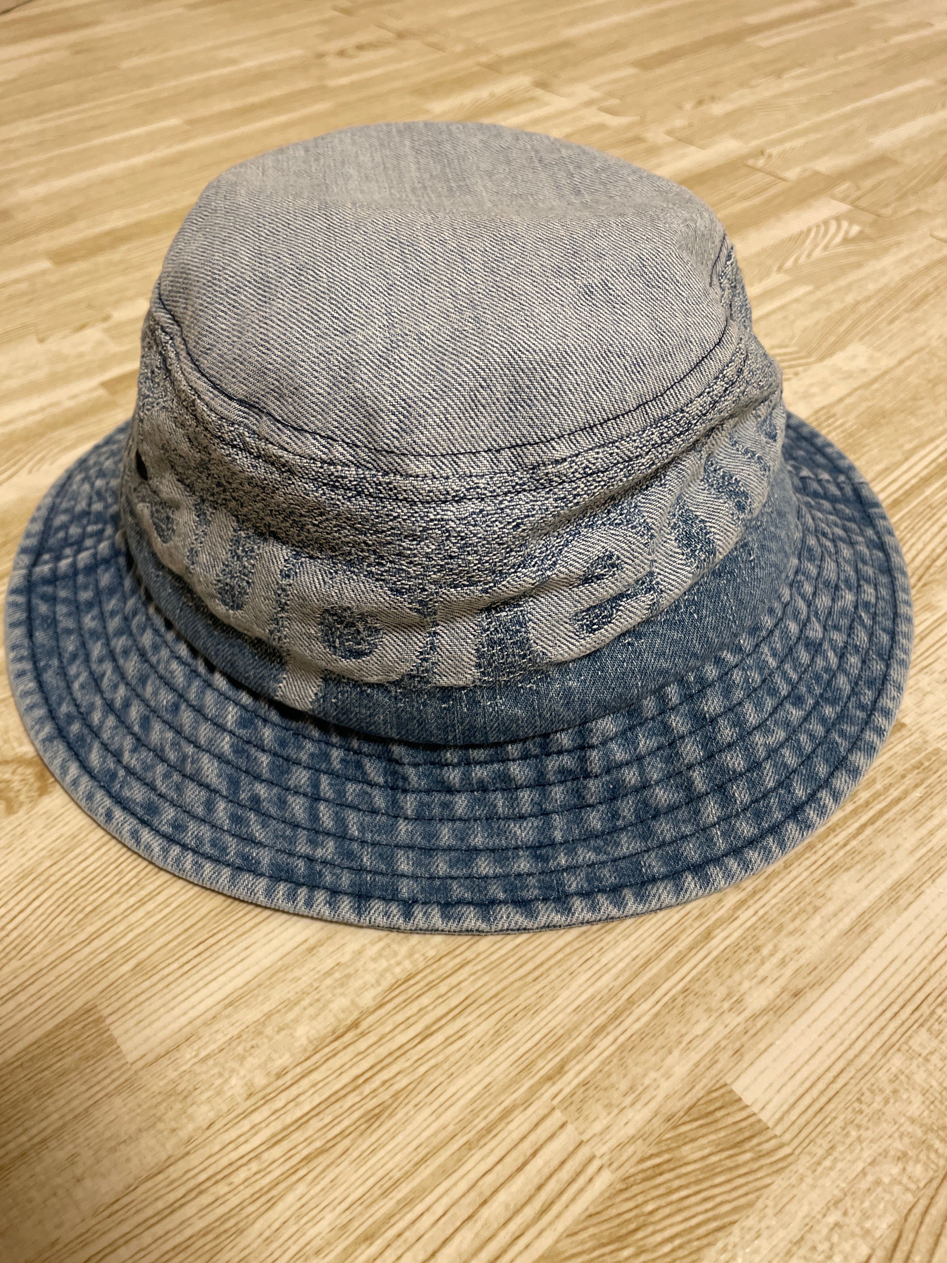 Supreme Fade Jacquard Denim Crusher "Blue"