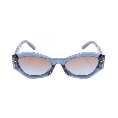 ディオール Dior DiorSignature グラデーションレンズ サングラス 衣料品 プラスチック レディース ブルー系 【中古】