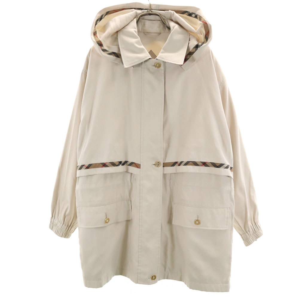 Burberrys バーバリーズ 90s 三陽商会 日本製 オールド フーデッド コート M ベージュ
