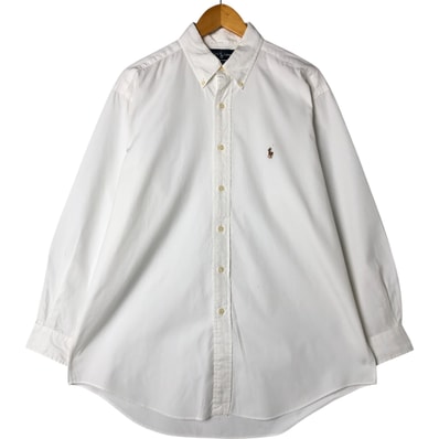 古着 ラルフローレン Ralph Lauren YARMOUTH 長袖 ボタンダウンシャツ メンズL相当/eaa560285