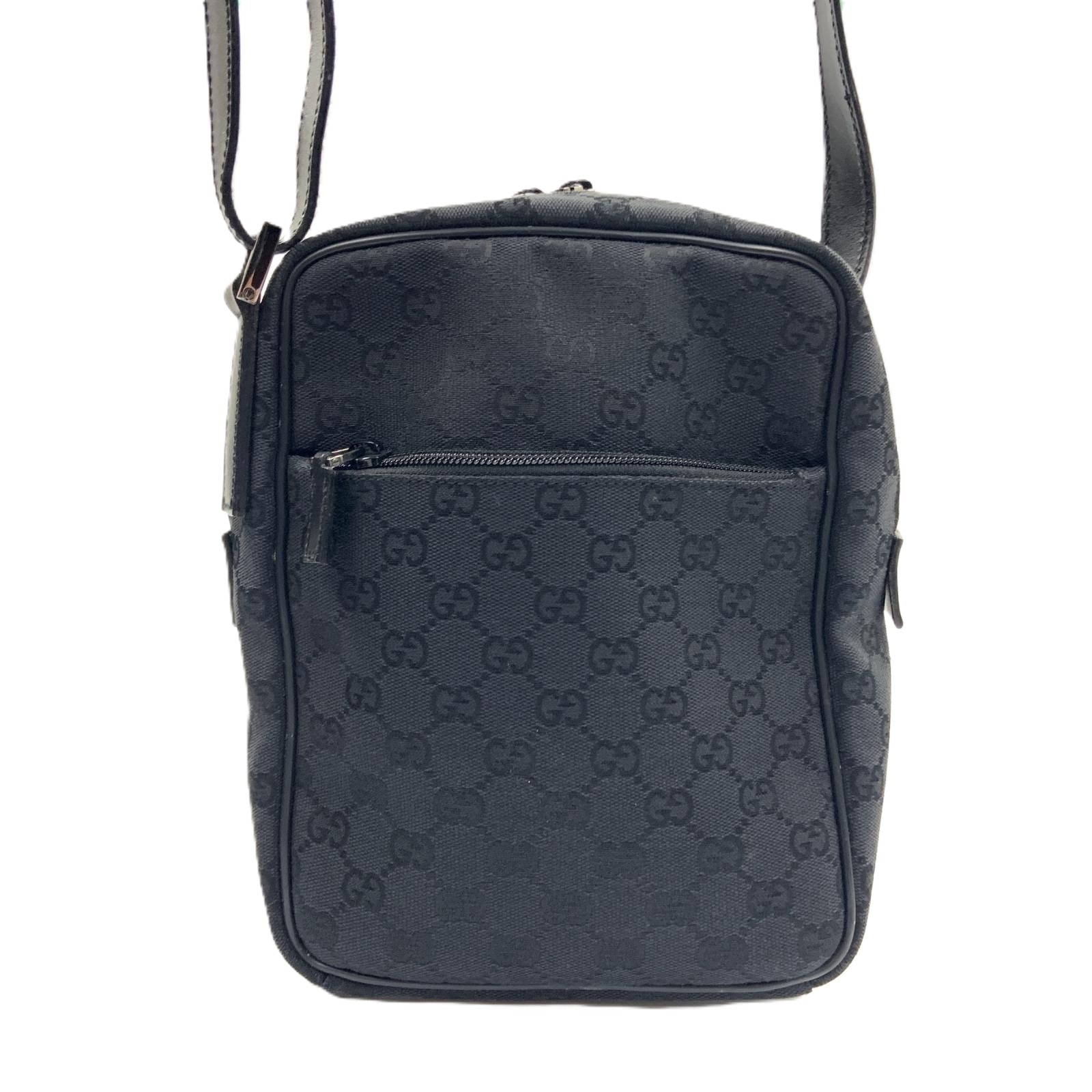 GUCCI グッチ GGキャンバス ショルダーバッグ 03136 ブラック