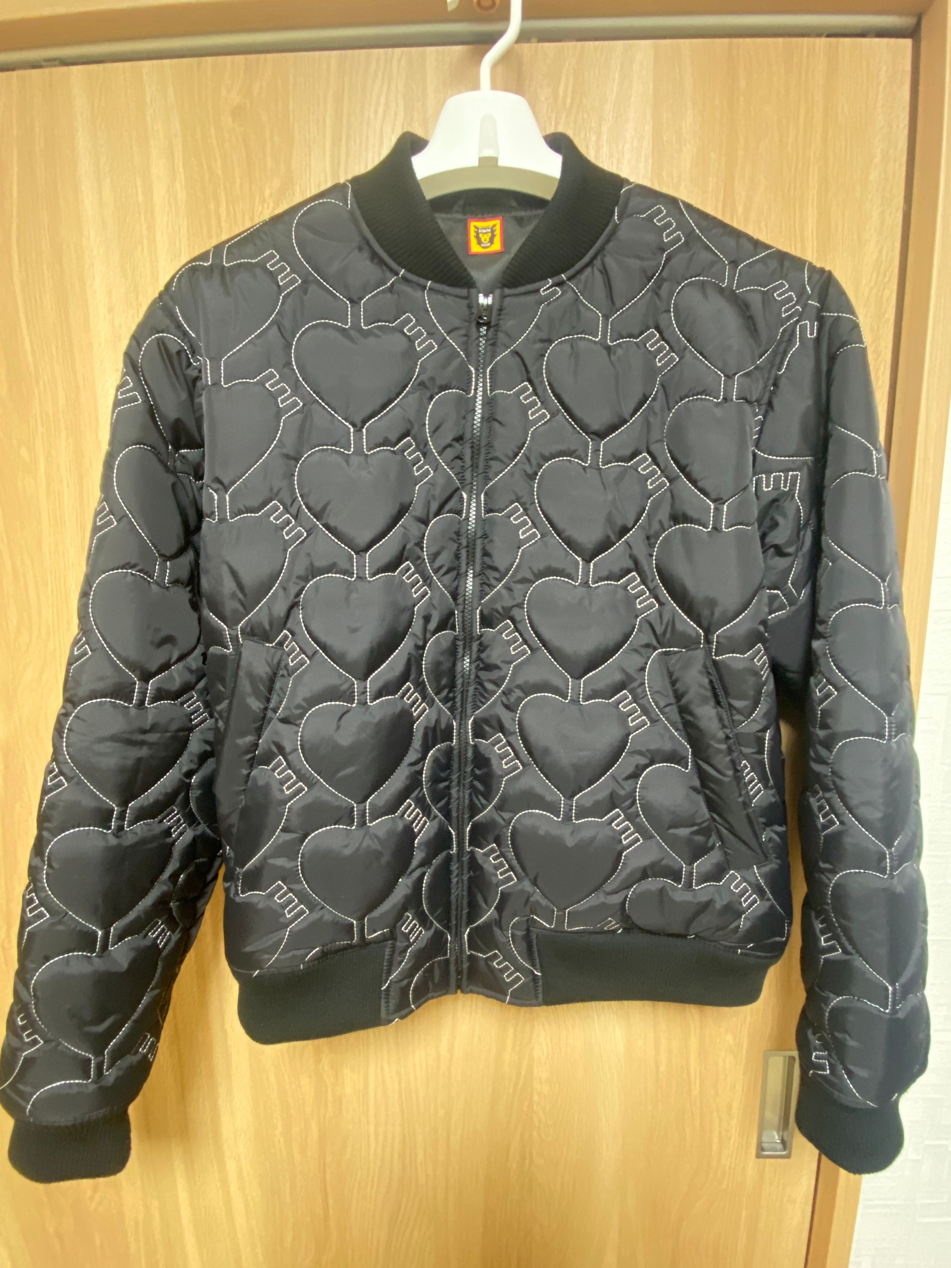 HUMAN MADE Heart Quilting Jacket "Black"