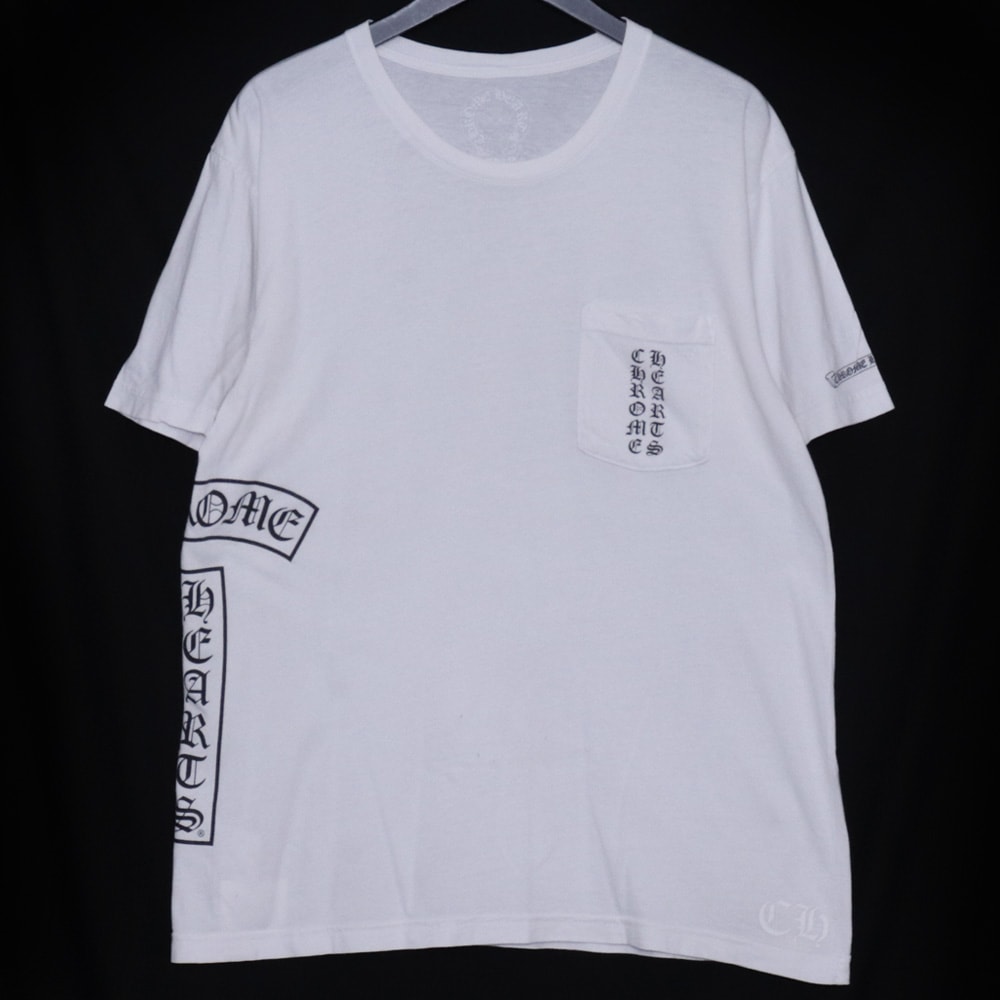 CHROME HEARTS サイドTバー ホースシュー ポケットTシャツ