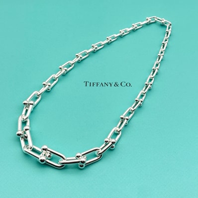 Tiffany & Co. HardWear Graduated Link Necklace "Silver"