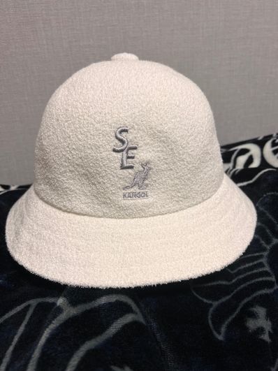 WIND AND SEA X KANGOL BERMUDA CASUAL"White"