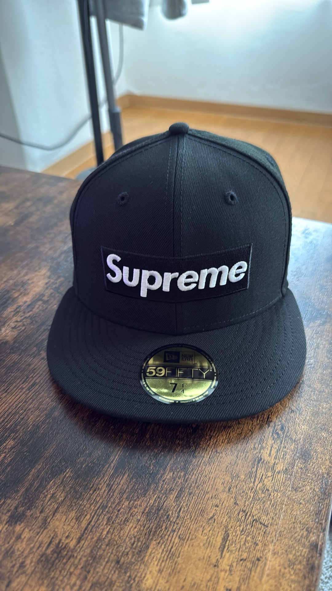 Supreme Ghostface Box Logo New Era "Black"
