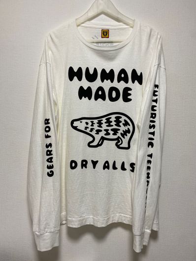 HUMAN MADE LONG-T #1"White"