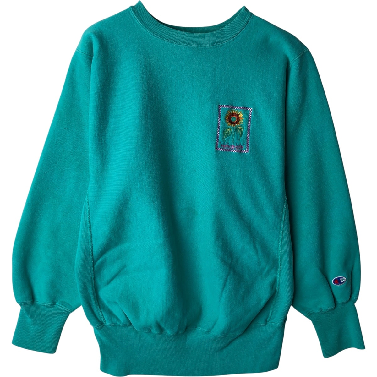 古着 90年代 チャンピオン Champion REVERSE WEAVE リバースウィーブ 刺繍タグ カレッジスウェットシャツ トレーナー USA製 メンズM相当 ヴィンテージ/eaa615124