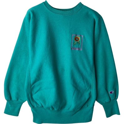 古着 90年代 チャンピオン Champion REVERSE WEAVE リバースウィーブ 刺繍タグ カレッジスウェットシャツ トレーナー USA製 メンズM相当 ヴィンテージ/eaa615124