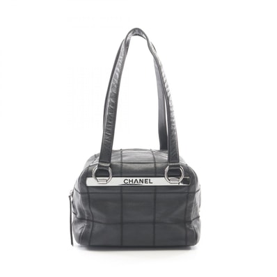シャネル CHANEL チョコバー ハンドバッグ バッグ キャビアスキン(グレインドカーフ) レディース ブラック系 【中古】