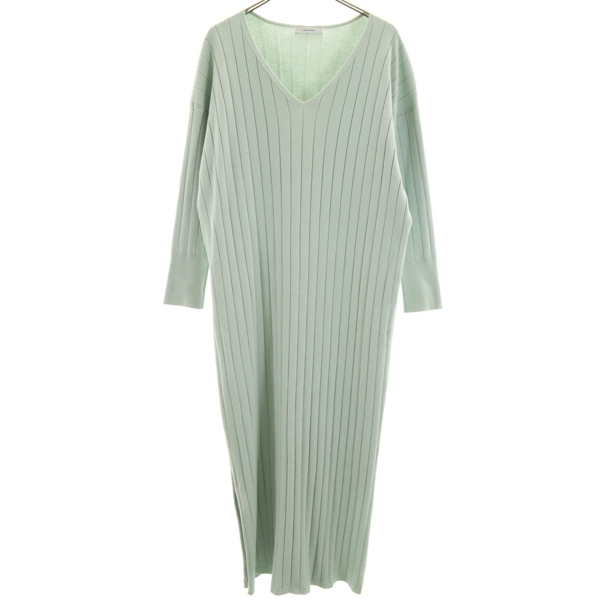 JOURNAL STANDARD ジャーナルスタンダード 7分袖 リブニット ワンピース ミント