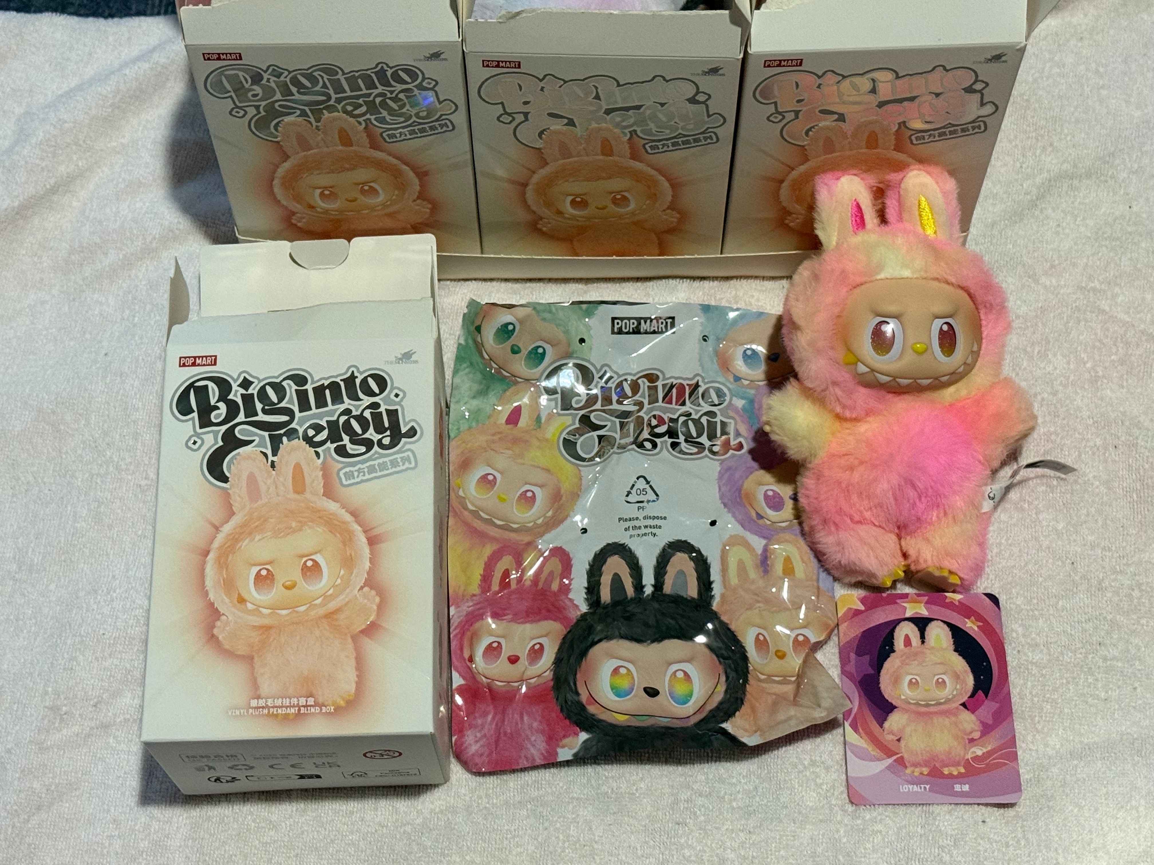 POP MART THE MONSTERS (LABUBU) Big into Energy Series Plush Pendant LOYALTY