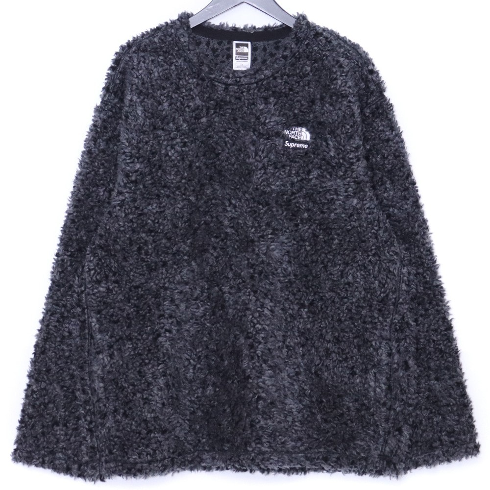 Supreme x The North Face High Pile Fleece Pullover "Black"
