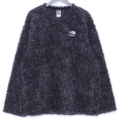 Supreme x The North Face High Pile Fleece Pullover "Black"