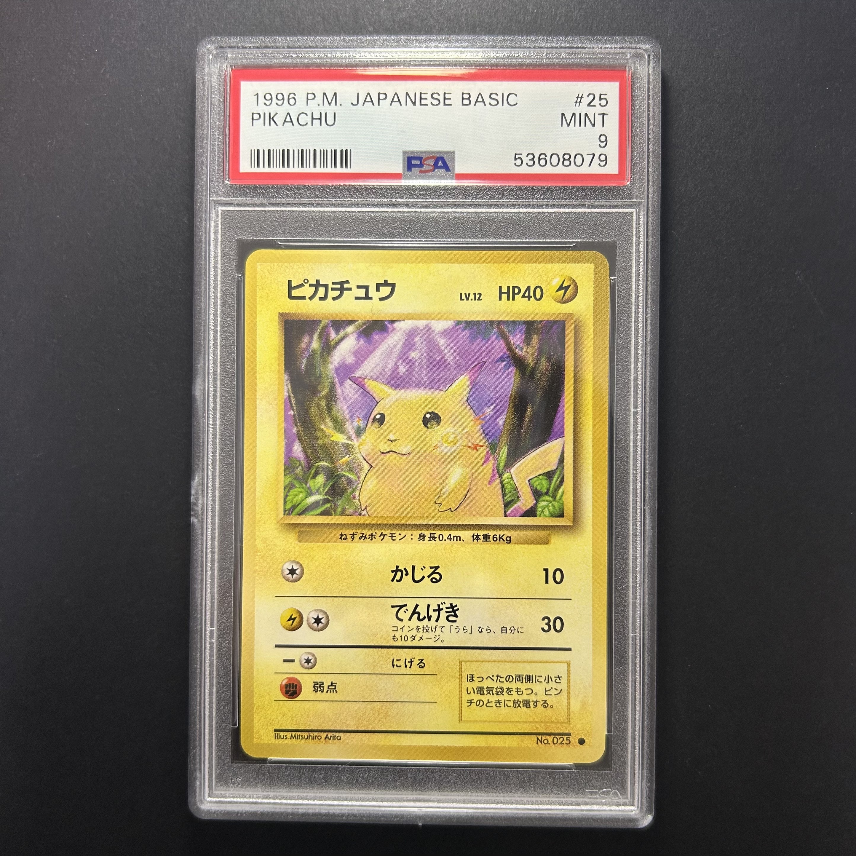 ピカチュウ ○ : 旧裏 [PMCG1-2](拡張パック「ポケットモンスター