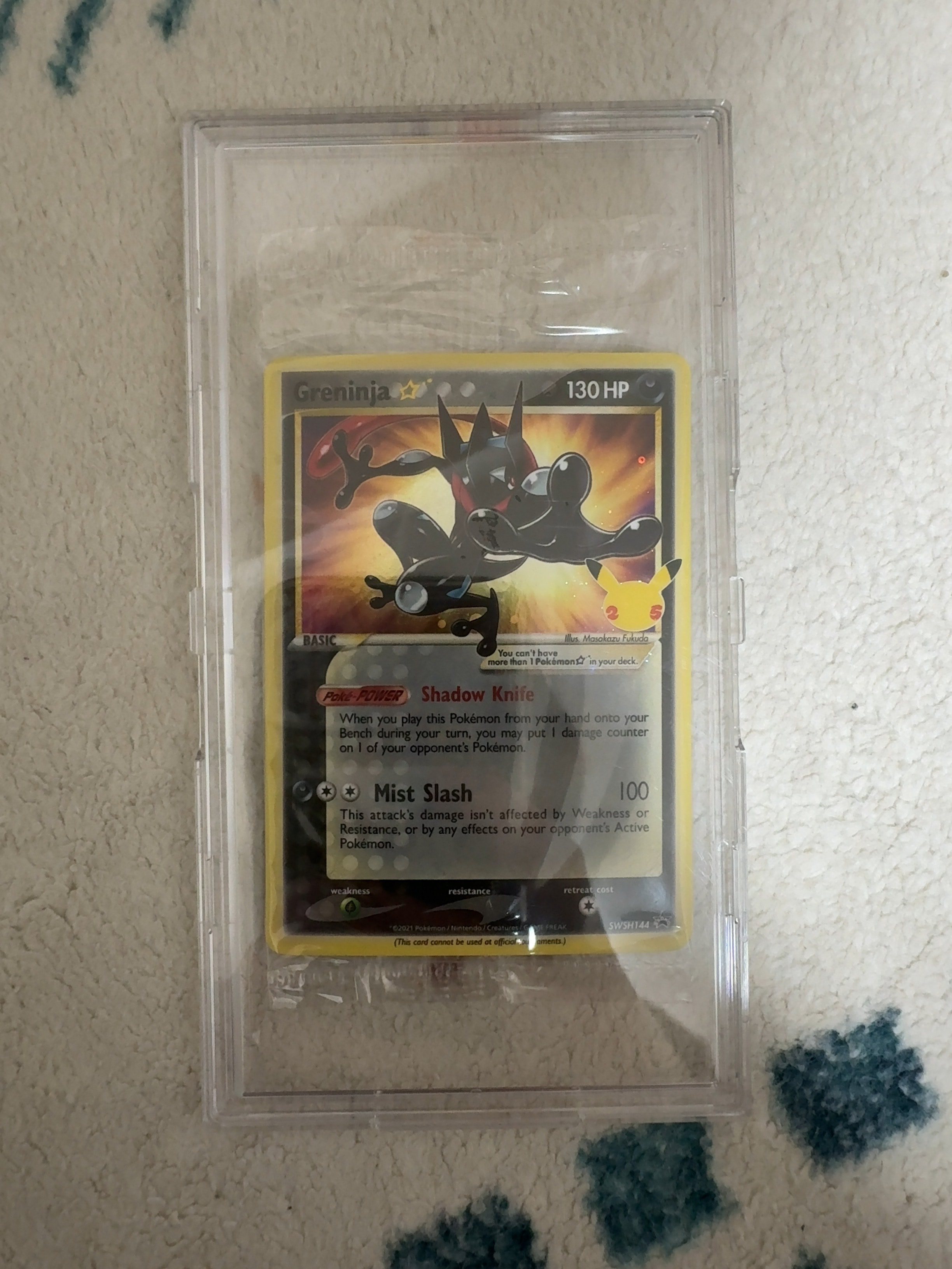 状態B】ゲッコウガ☆ P [SWSH144]【英語版】(ソード&シールド「セレブ