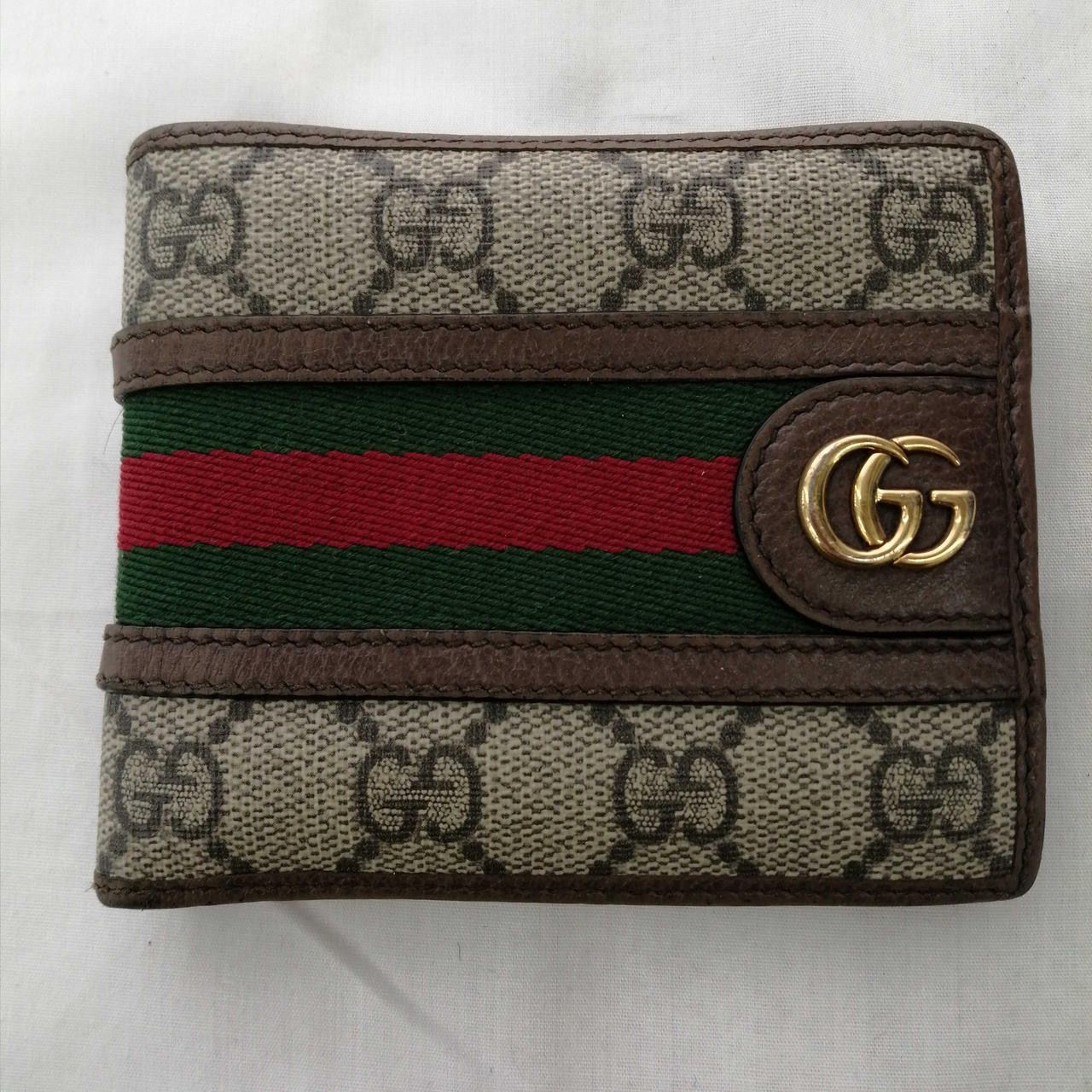 GUCCI Ophidia GG Coin Wallet "Beige/Ebony"
