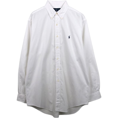 古着 ラルフローレン Ralph Lauren YARMOUTH 長袖 ボタンダウンシャツ メンズL相当/eaa676980