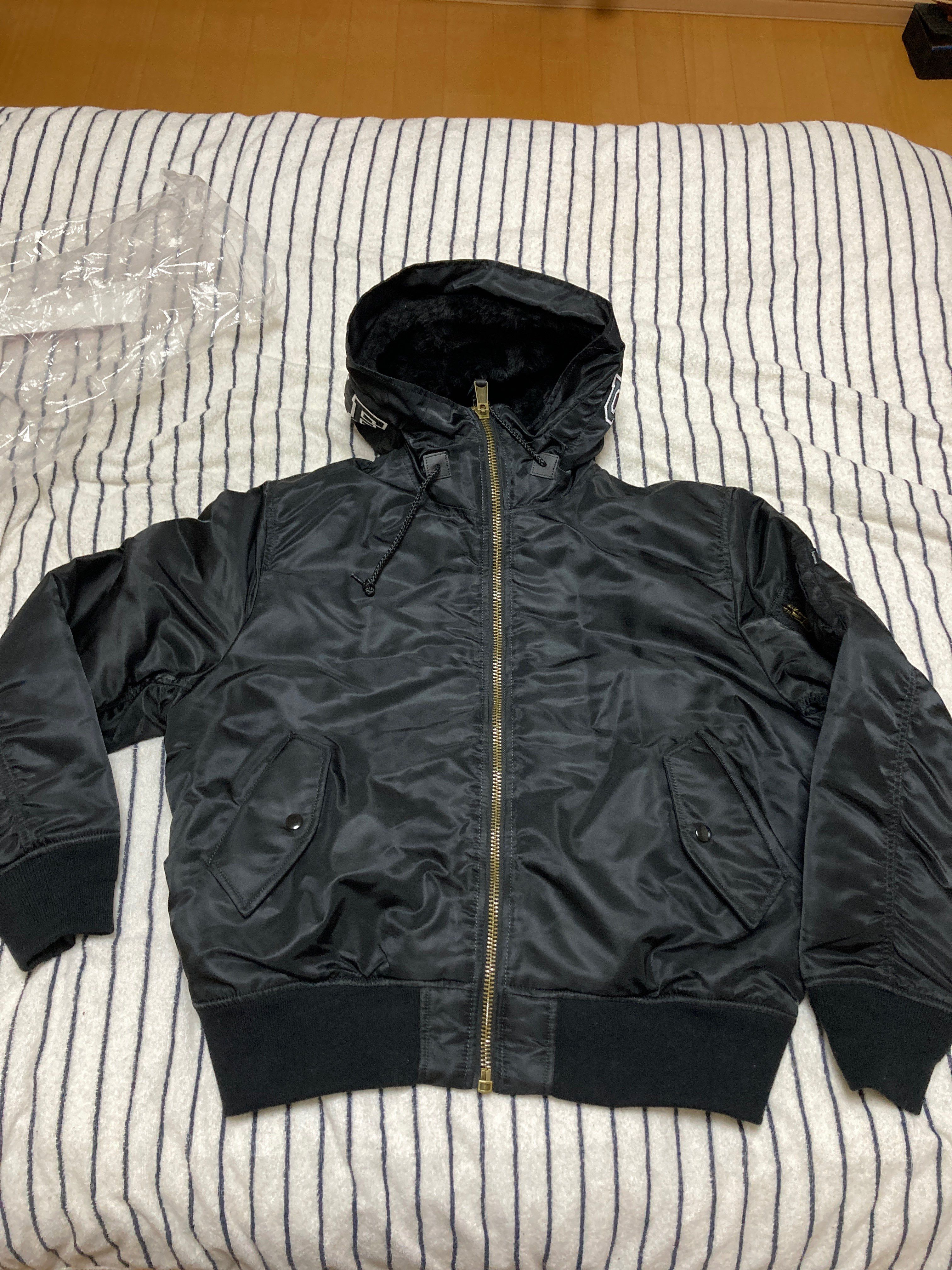 Supreme Hooded MA-1 "Black"