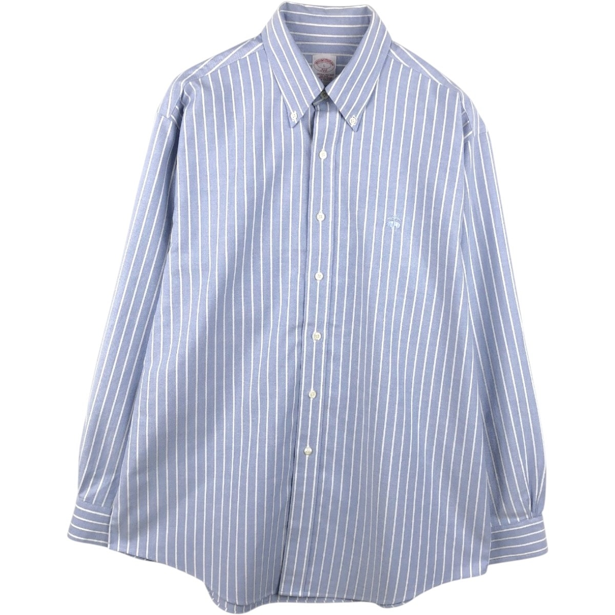 古着 ブルックスブラザーズ Brooks Brothers 346 長袖 ボタンダウンストライプシャツ メンズL相当/eaa666478