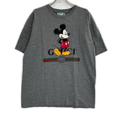グッチ 565806 ×Disny グレー ミッキー Tシャツ L