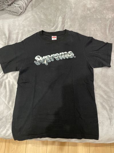 Supreme Chrome Logo Tee "Black"