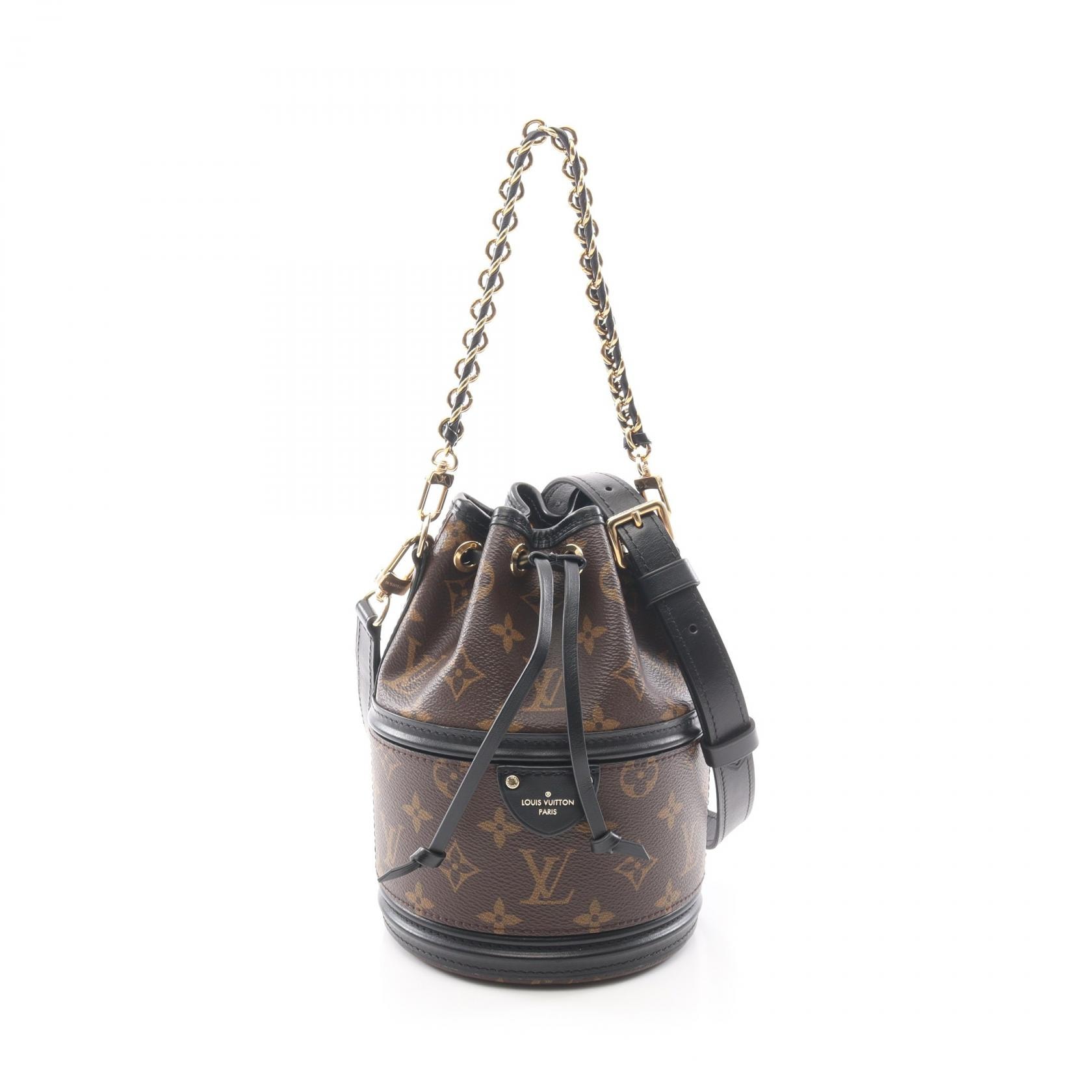 ルイ・ヴィトン LOUIS VUITTON カノエ モノグラム 2WAY ハンドバッグ バッグ PVCコーティングキャンバス レザー モノグラム レディース ブラウン系 / ブラック系 M83480 【中古】