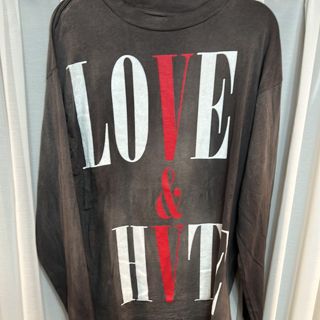 SAINT Mxxxxxx 22SS VLONE LS TEE "Black"