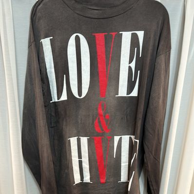 SAINT Mxxxxxx 22SS VLONE LS TEE "Black"