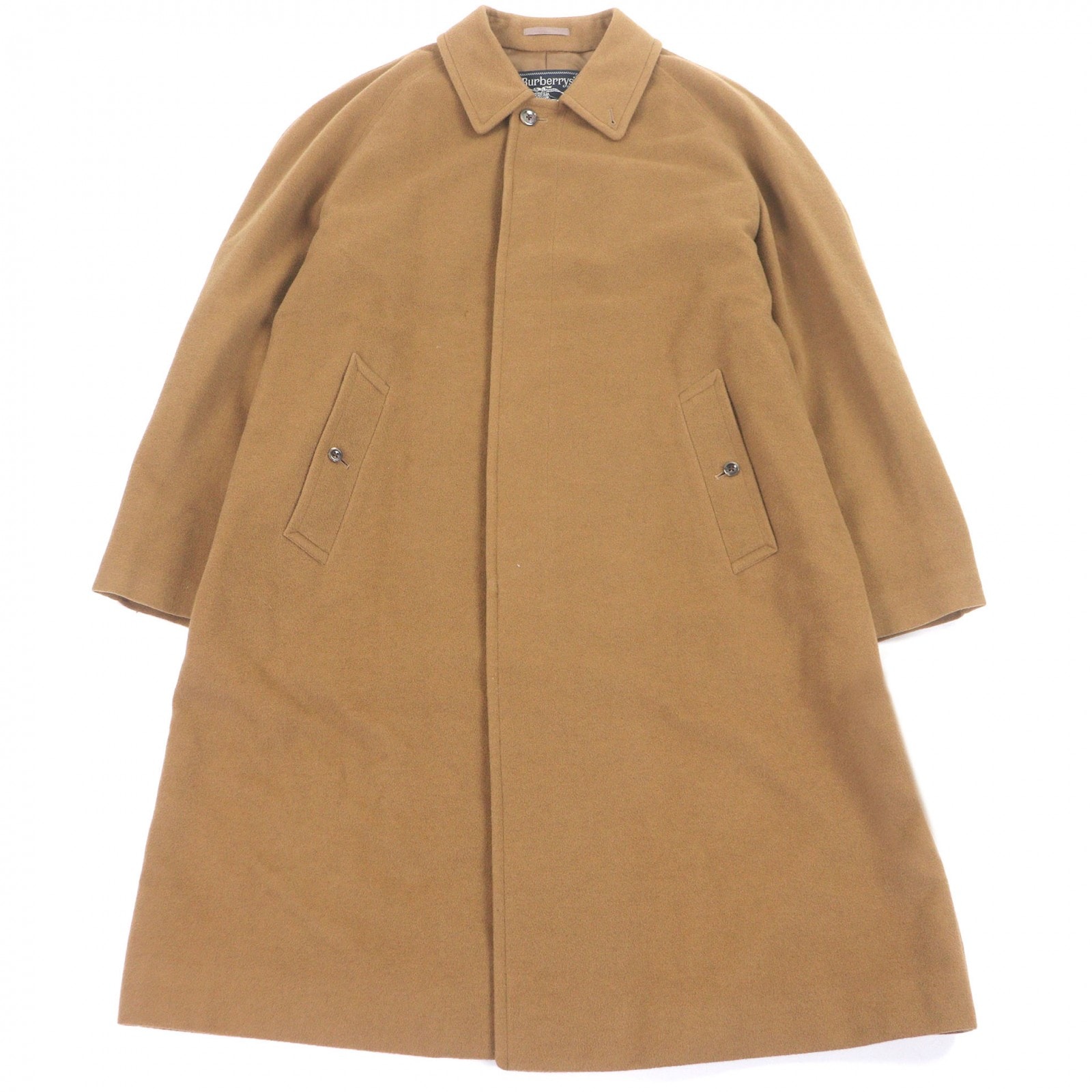 美品 バーバリー ステンカラーコート ベージュ メンズ 94-175-6