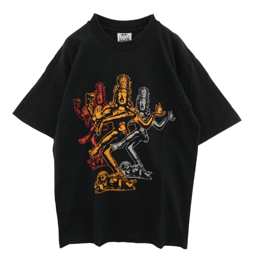 TENDERLOIN テンダーロイン Tシャツ PRO CLUB プロクラブ TEE SV S/S プリント 半袖 Tシャツ ブラック系 M【中古】