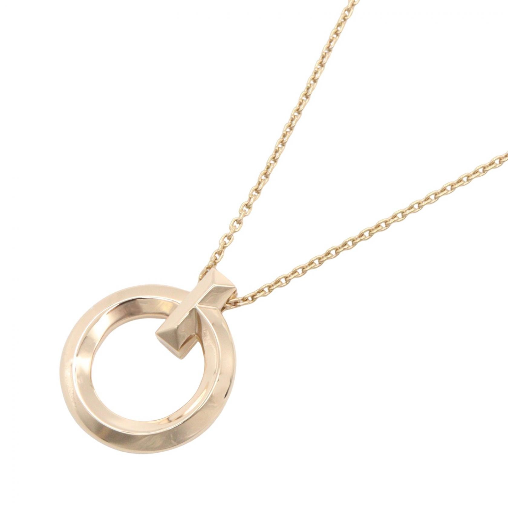 ティファニー TIFFANY&CO TTワン サークルペンダント ネックレス ジュエリー K18PG(ピンクゴールド) レディース ゴールド系 70875764 【中古】