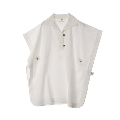 エルメス HERMES シェーヌダンクル 衣料品 トップス コットン レディース ホワイト系 【中古】