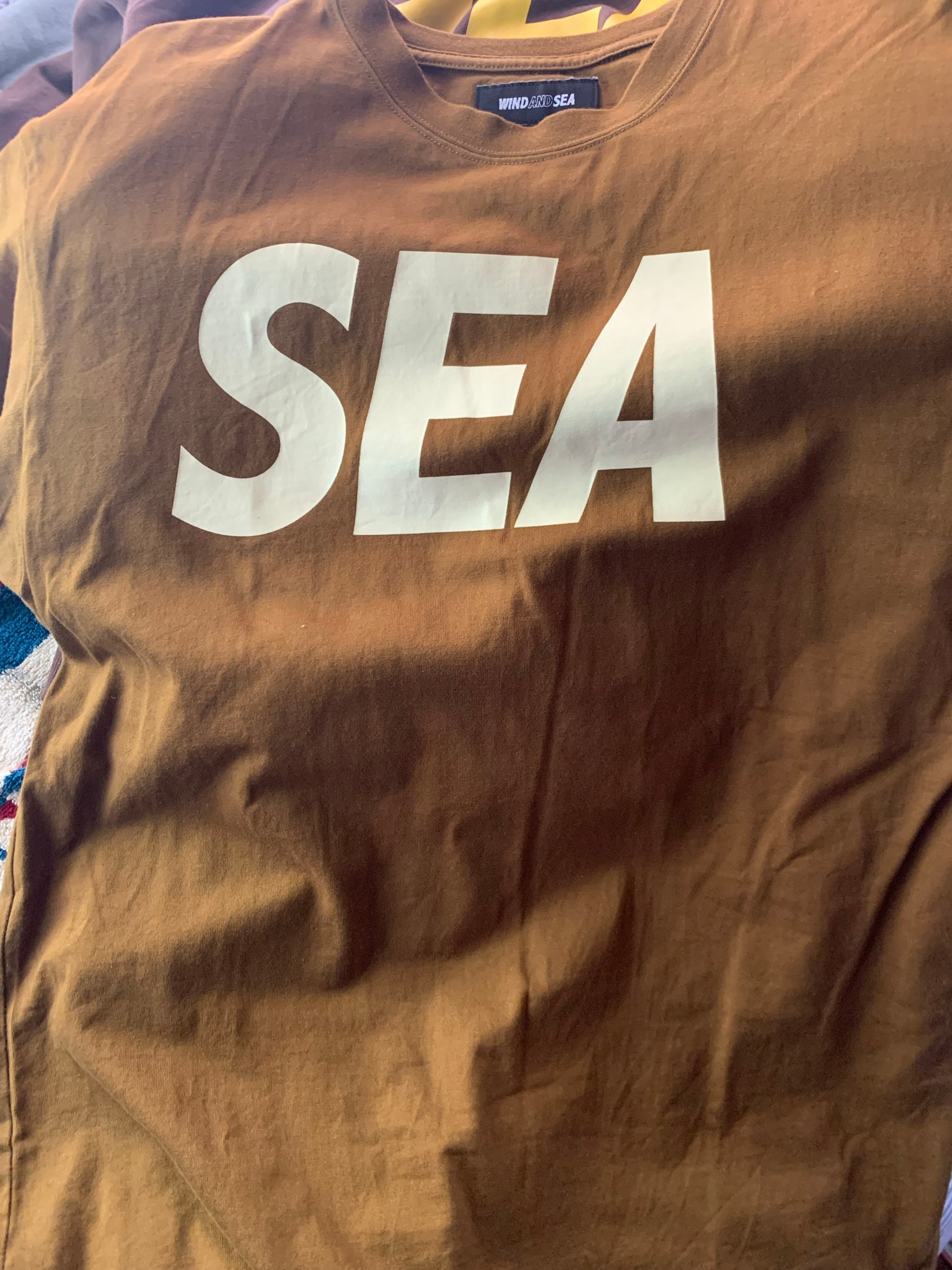 WIND AND SEA Sea S/S T-Shirt Brown "Beige"