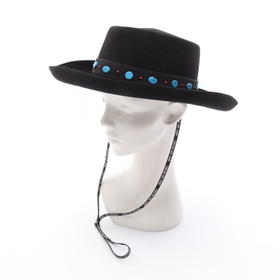 ディオール Dior ハット 帽子 ラビット レディース ブラック系 84WLD952G10090056 【中古】