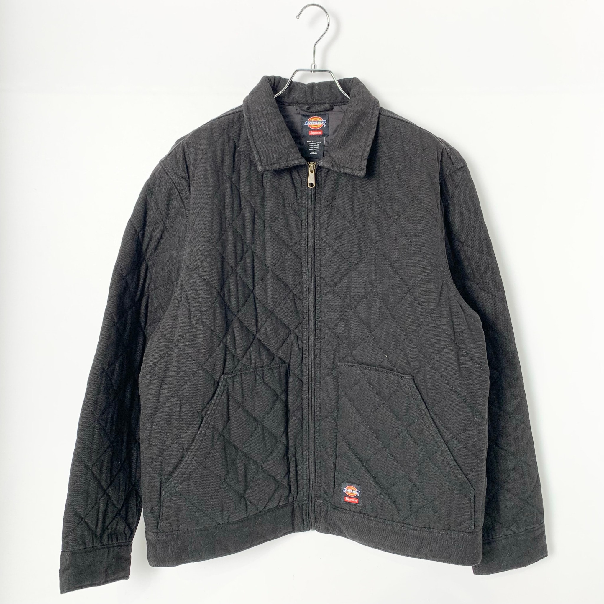 Supreme x Dickies Quilted Denim Work Jacket "Black"
