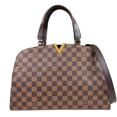 ルイヴィトン ケンジントンボーリング ダミエ ショルダーバッグ ダミエキャンバス N41505 ブラウン レディース LOUIS VUITTON 中古