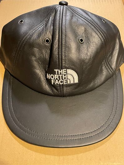 Supreme x The North Face Leather 6-Panel Hat "Black"