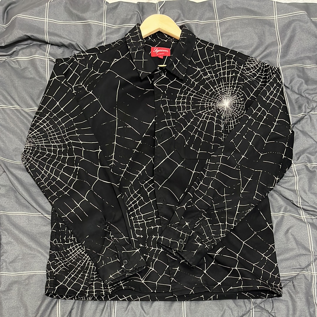Supreme Spider Web Shirt "Black"