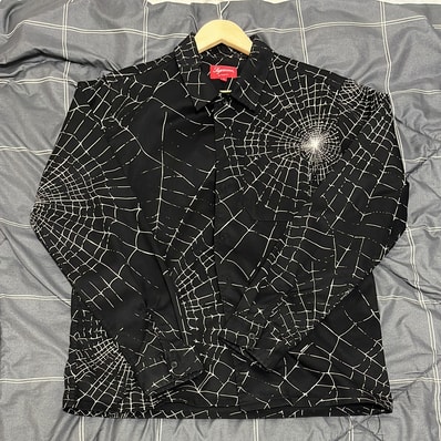Supreme Spider Web Shirt "Black"
