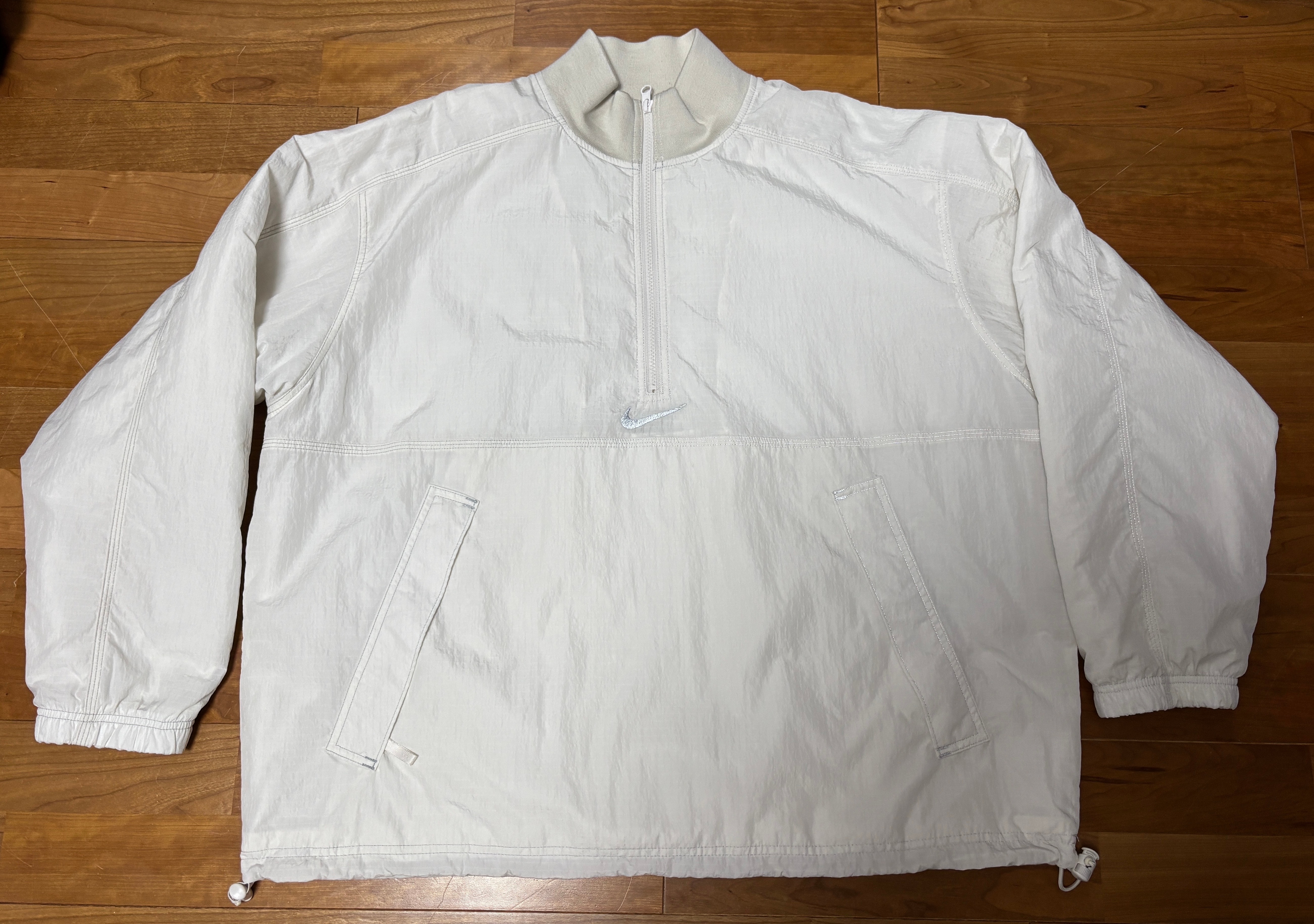 Supreme x Nike Ripstop Pullover "White"