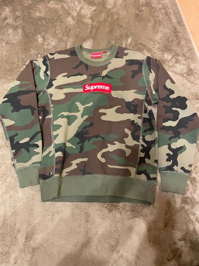 Supreme Box Logo Crewneck "Woodland Camo" (15FW)