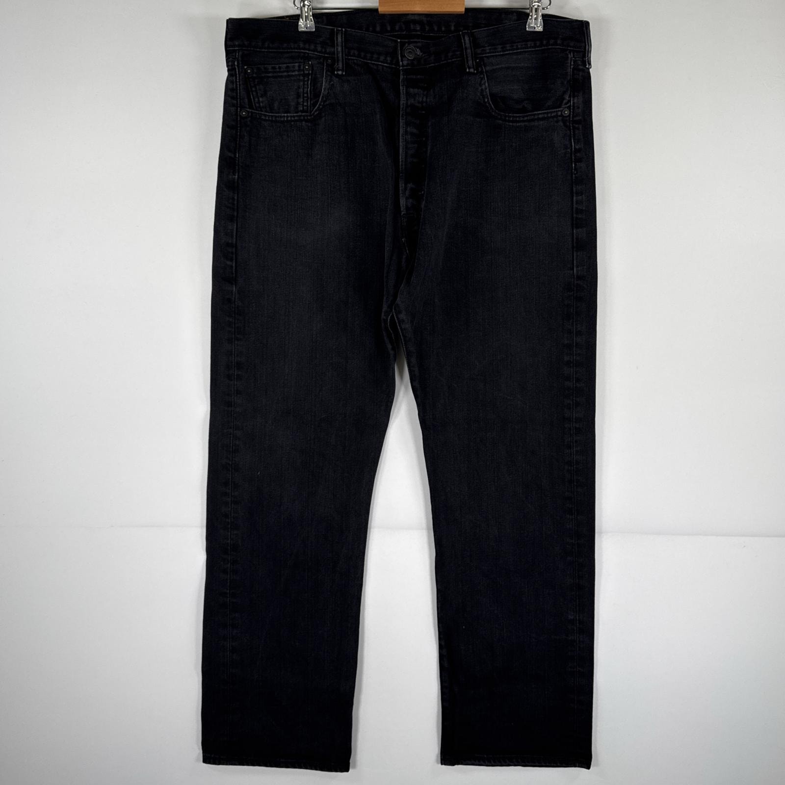 古着 リーバイス Levi's デニムパンツ 501 ジーパン ストレート 大きいサイズ ボタンフライ ジーンズ ビッグサイズ w40 L32  ブラック メンズ