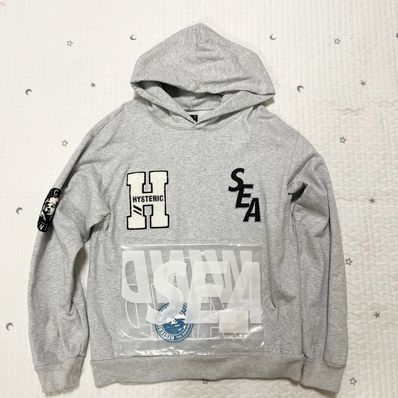 WIND AND SEA x HYSTERIC GLAMOUR Hoodie"Gray"