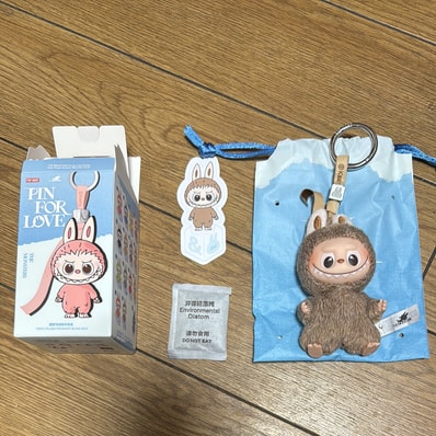 POP MART THE MONSTERS (LABUBU) Pin for Love Series-Vinyl Plush Pendant (N-Z) &