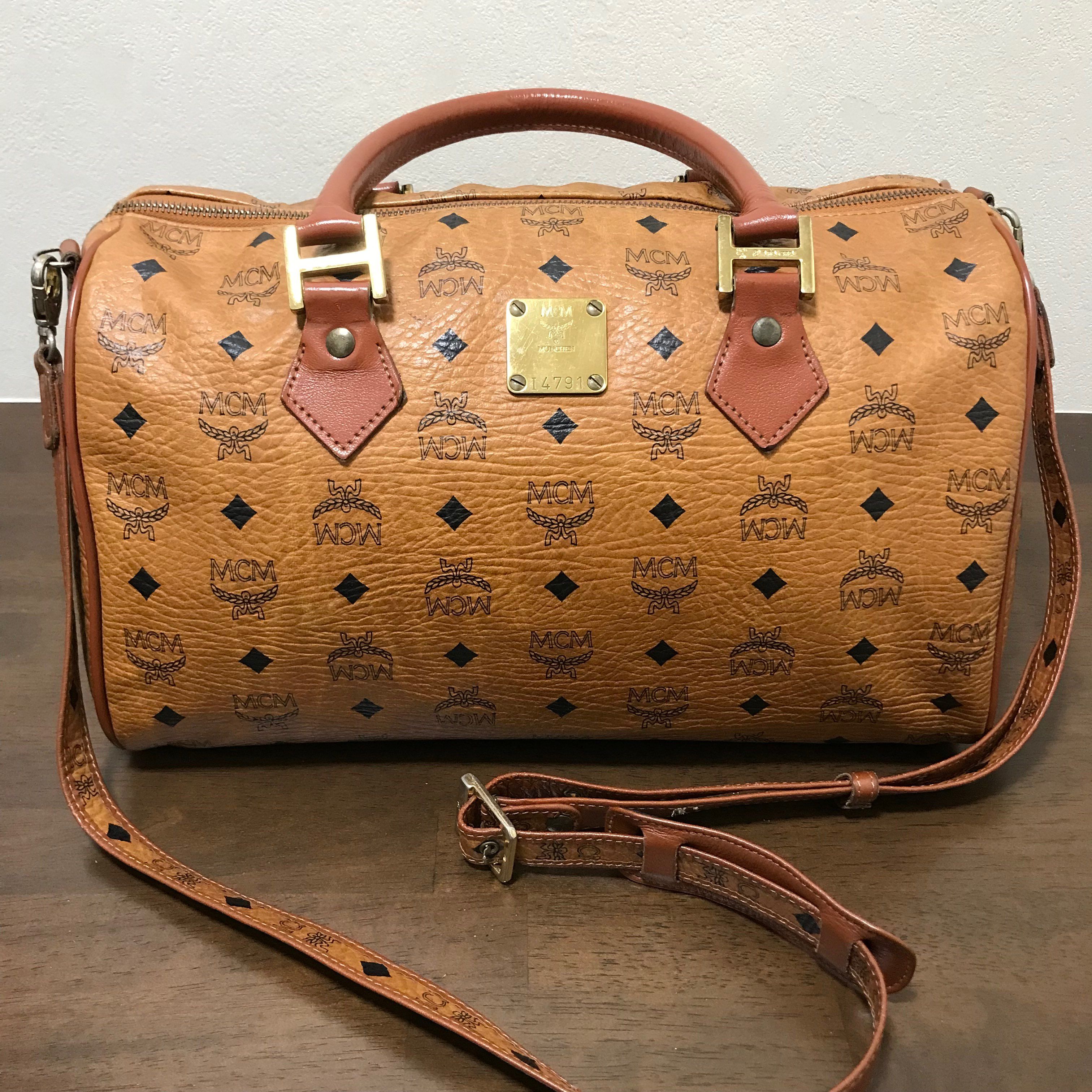 MCM ボストンバッグ 2WAYボストン エムシーエム ショルダー ハンド