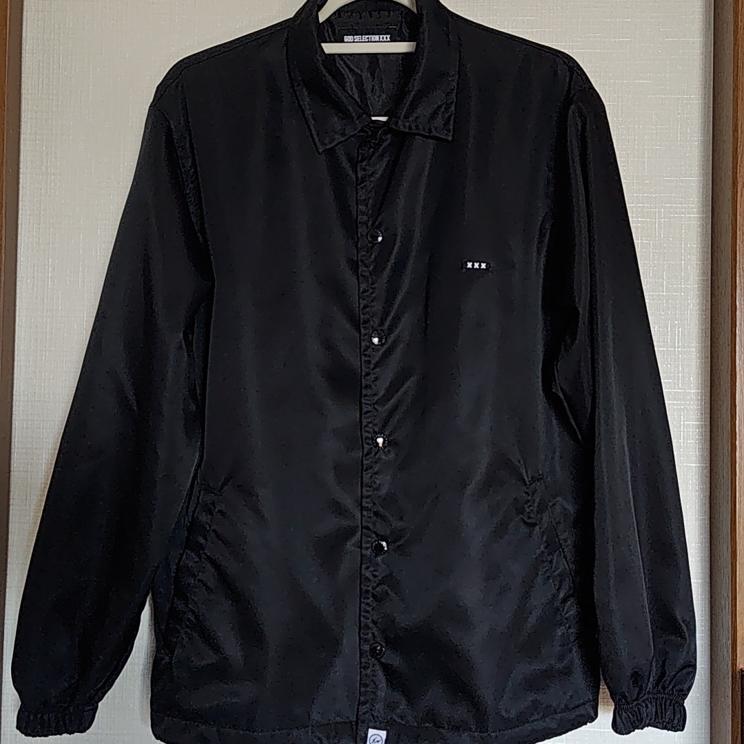GOD SELECTION XXX x FRAGMENT Coach Jacket GX-S23-FJK-01 "Black"