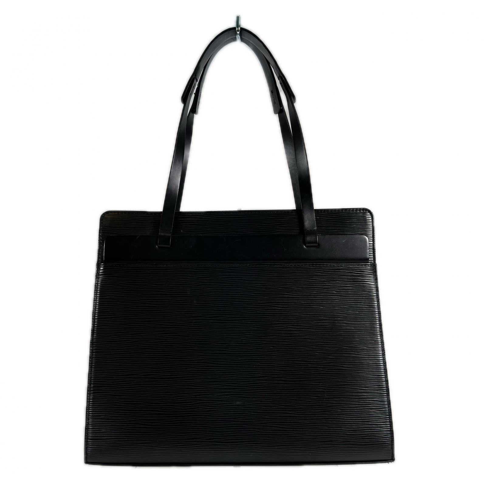 LOUIS VUITTON ルイ・ヴィトン バッグ クロワゼットPM ブラック エピレザー スクエアデザイン ノワールカラー ヴィンテージ レディース