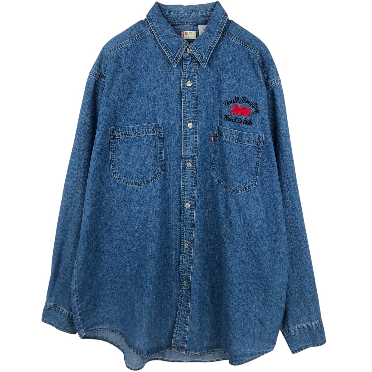 古着 リーバイス Levi's RED TAB 長袖 デニムシャツ メンズL相当/eaa676446