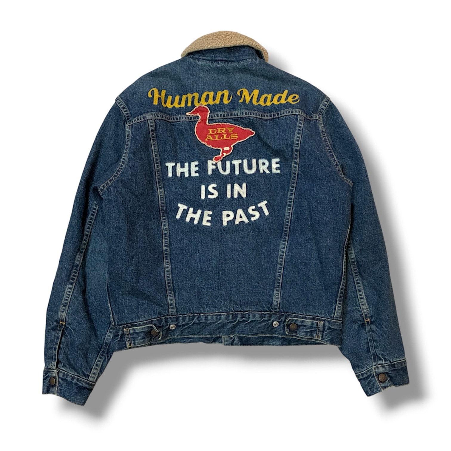 HUMAN MADE Boa Lined Denim Jacket "Indigo"